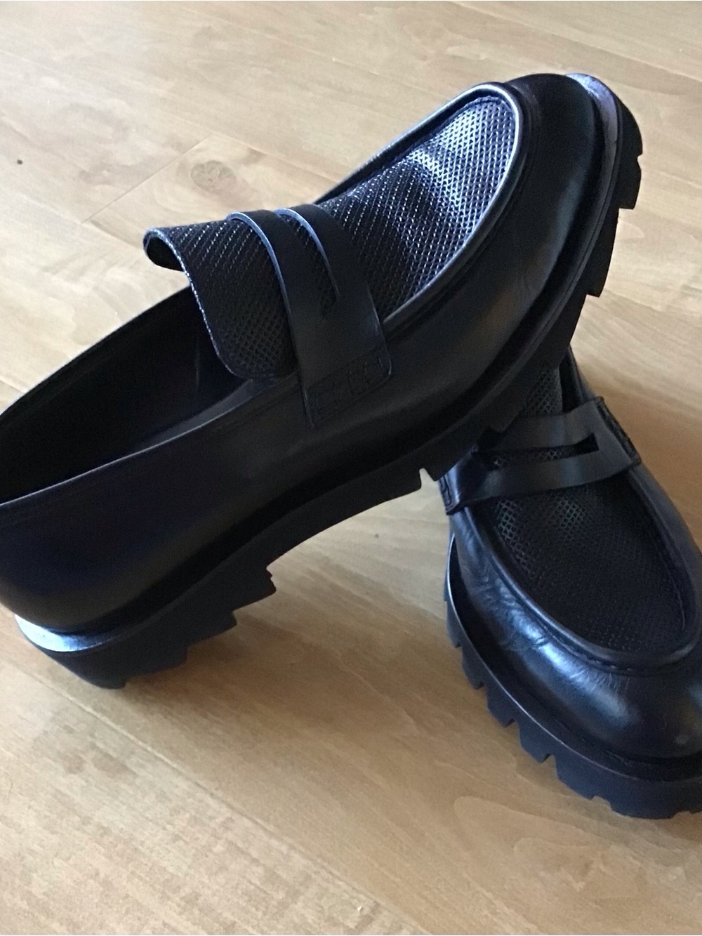 Roberto Botticelli Leather Chunky Penny Loafers #AP3001-0999